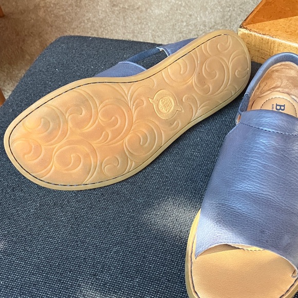 Born Women's Blue Leather Cove Sandals - Picture 5 of 6